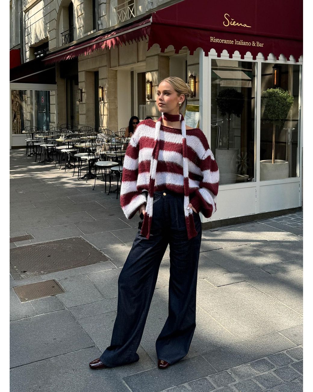 millane Red Pullover