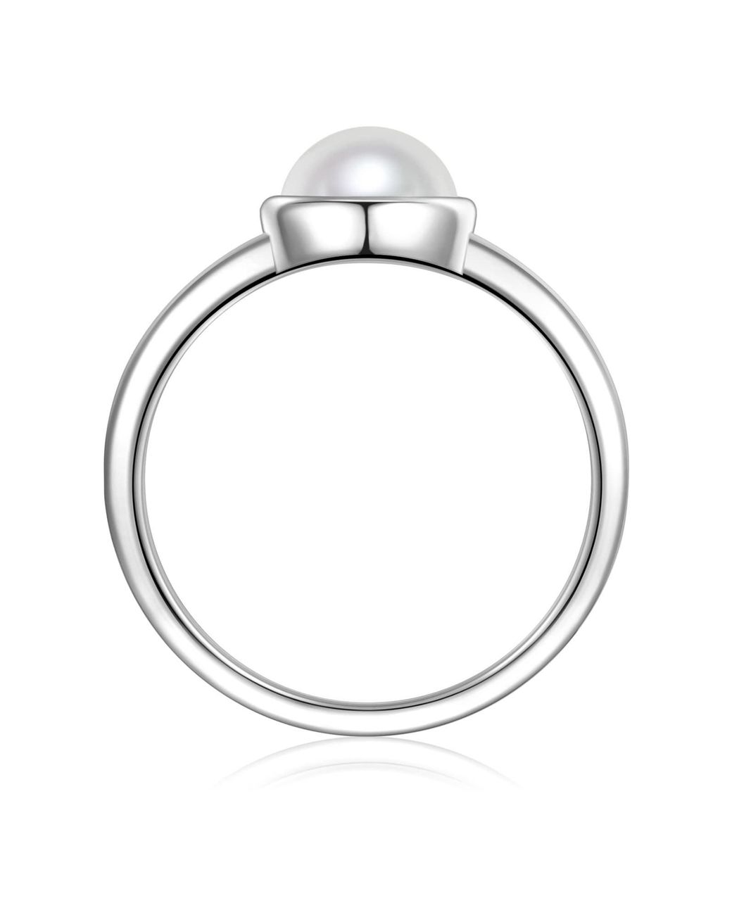 Trilani White Ring