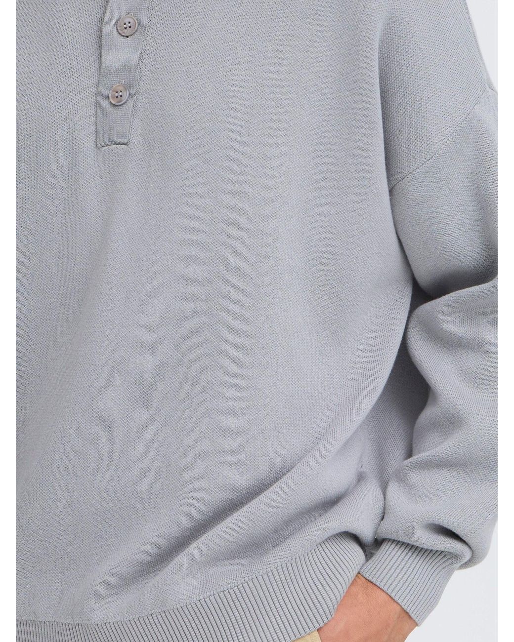 Solid Strickpullover Sdnahim in Gray für Herren