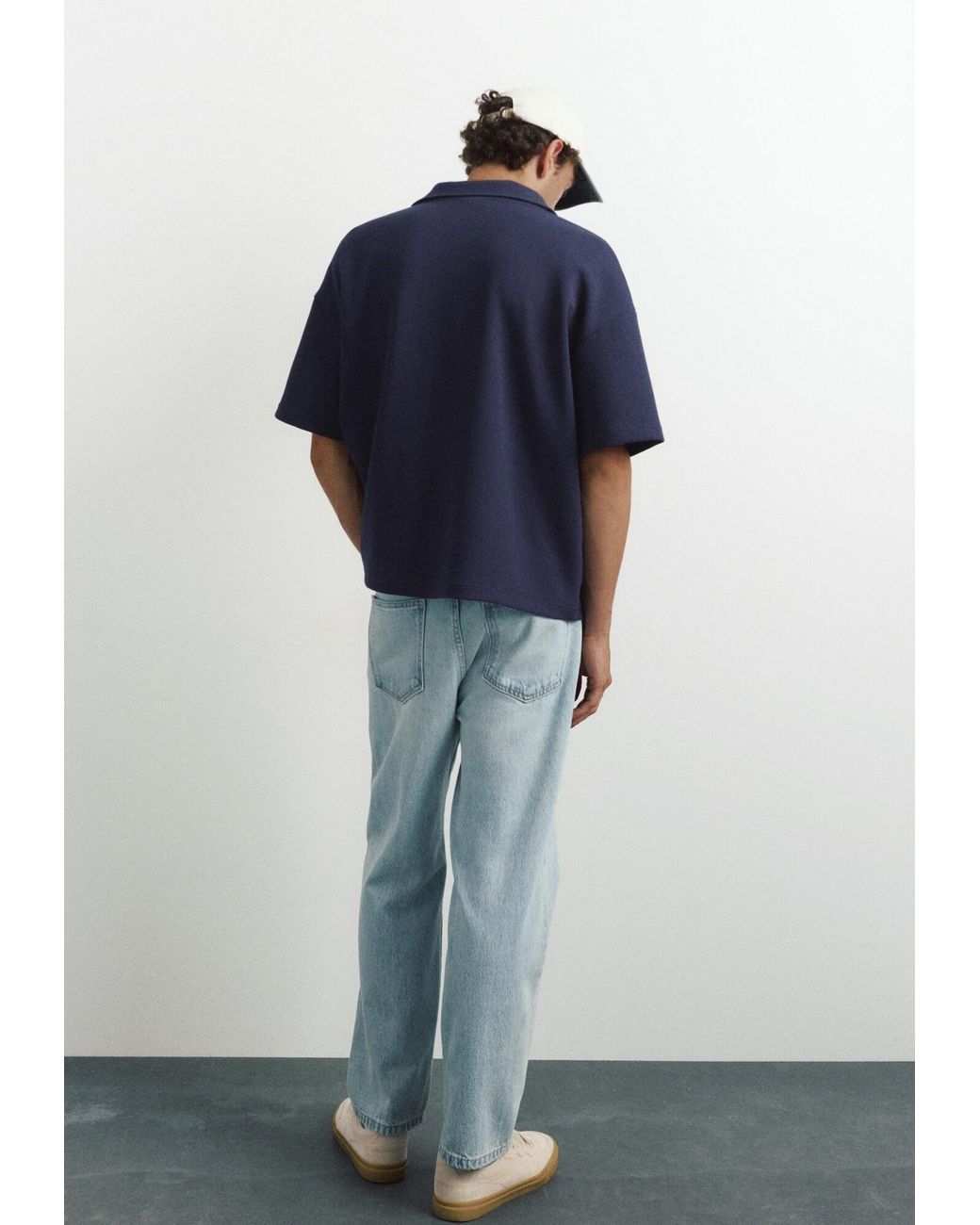 Pull&Bear Poloshirt in Blue für Herren