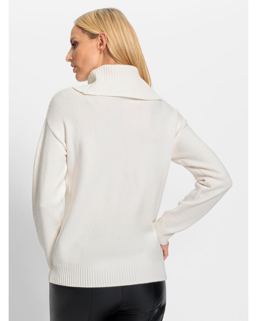heine White Pullover
