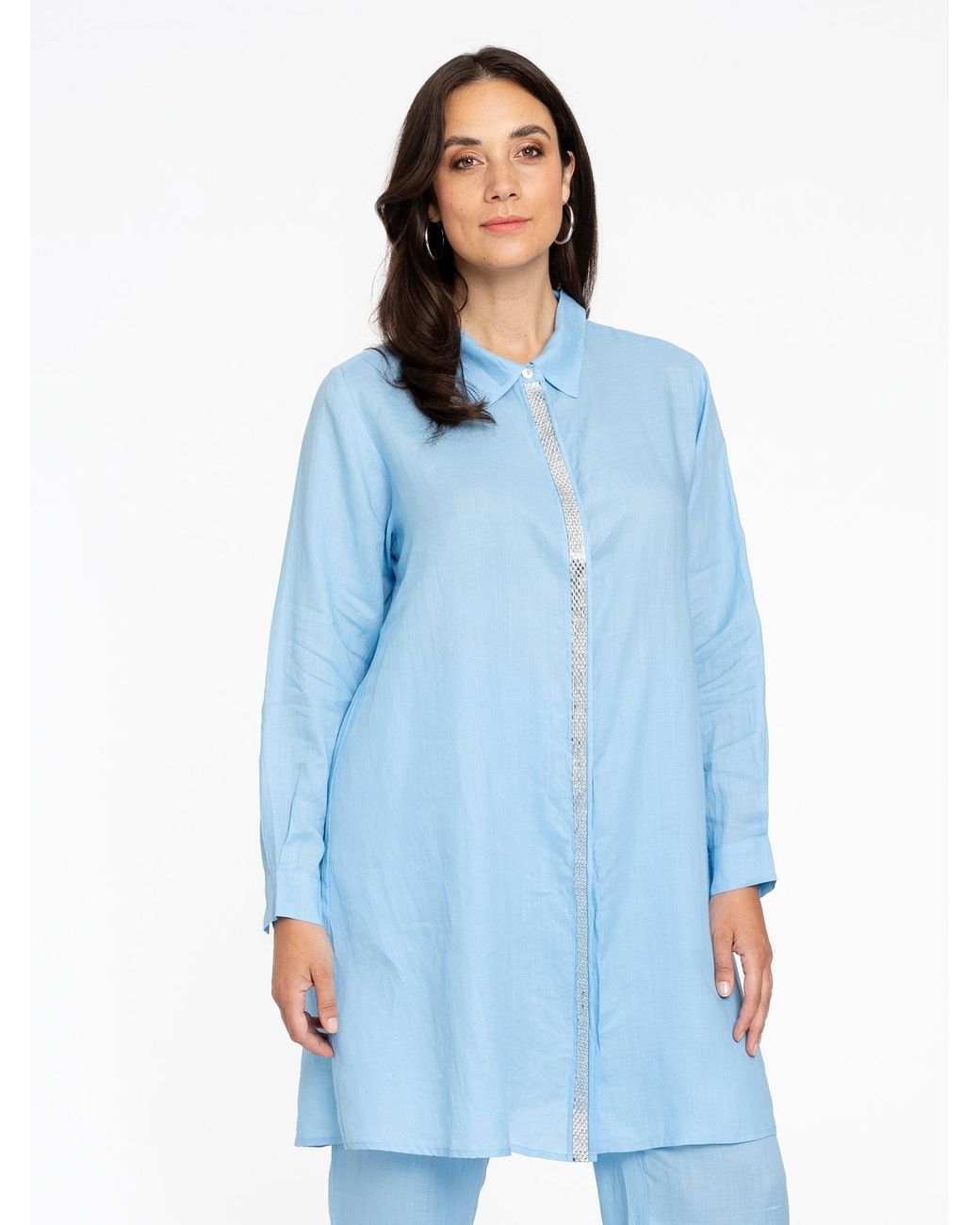 Yoek Blue Bluse