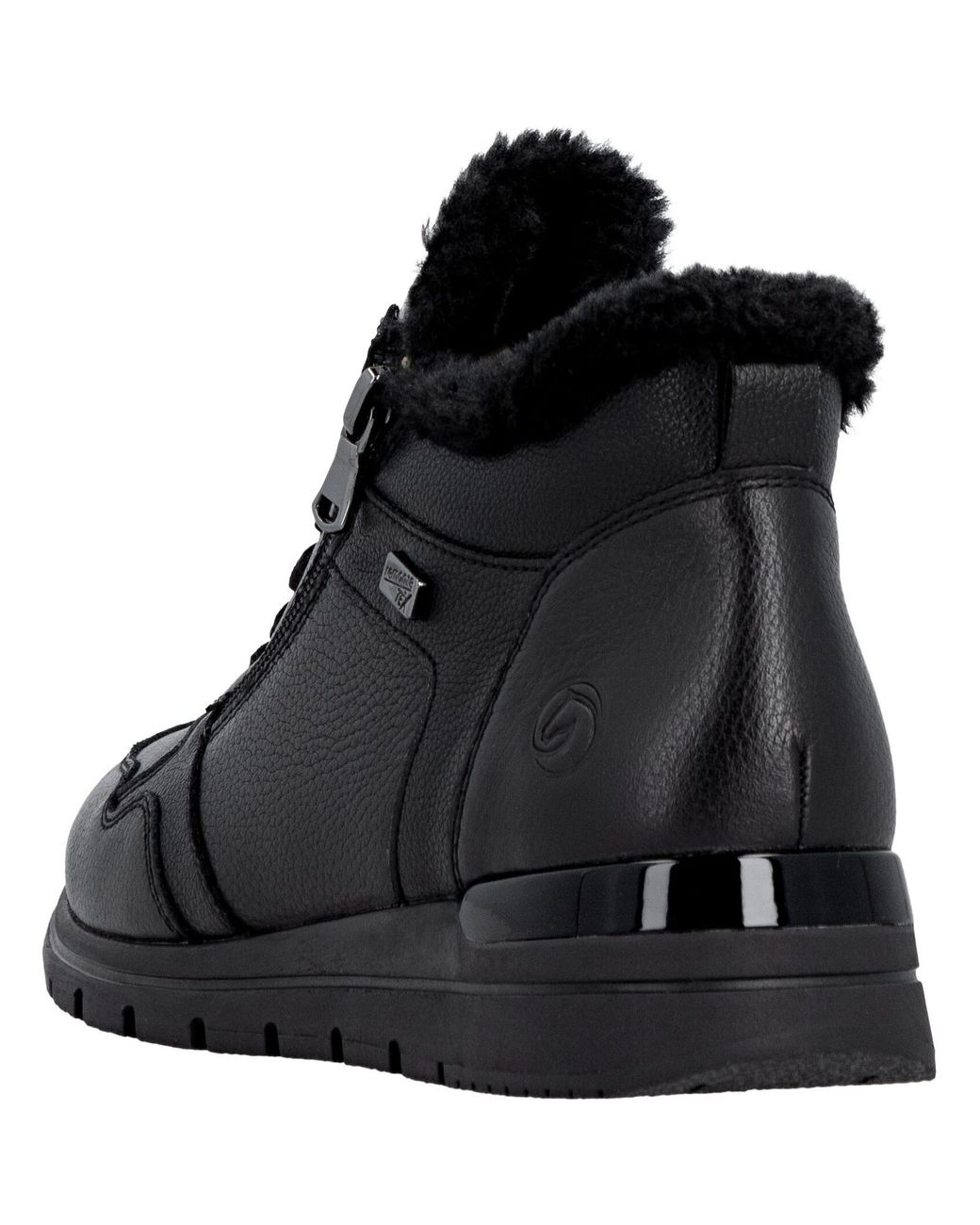 Remonte Black Schnürstiefelette