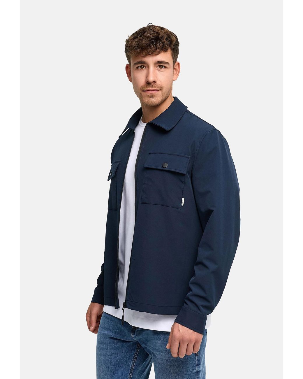INDICODE Hemd Rommie in Blue für Herren
