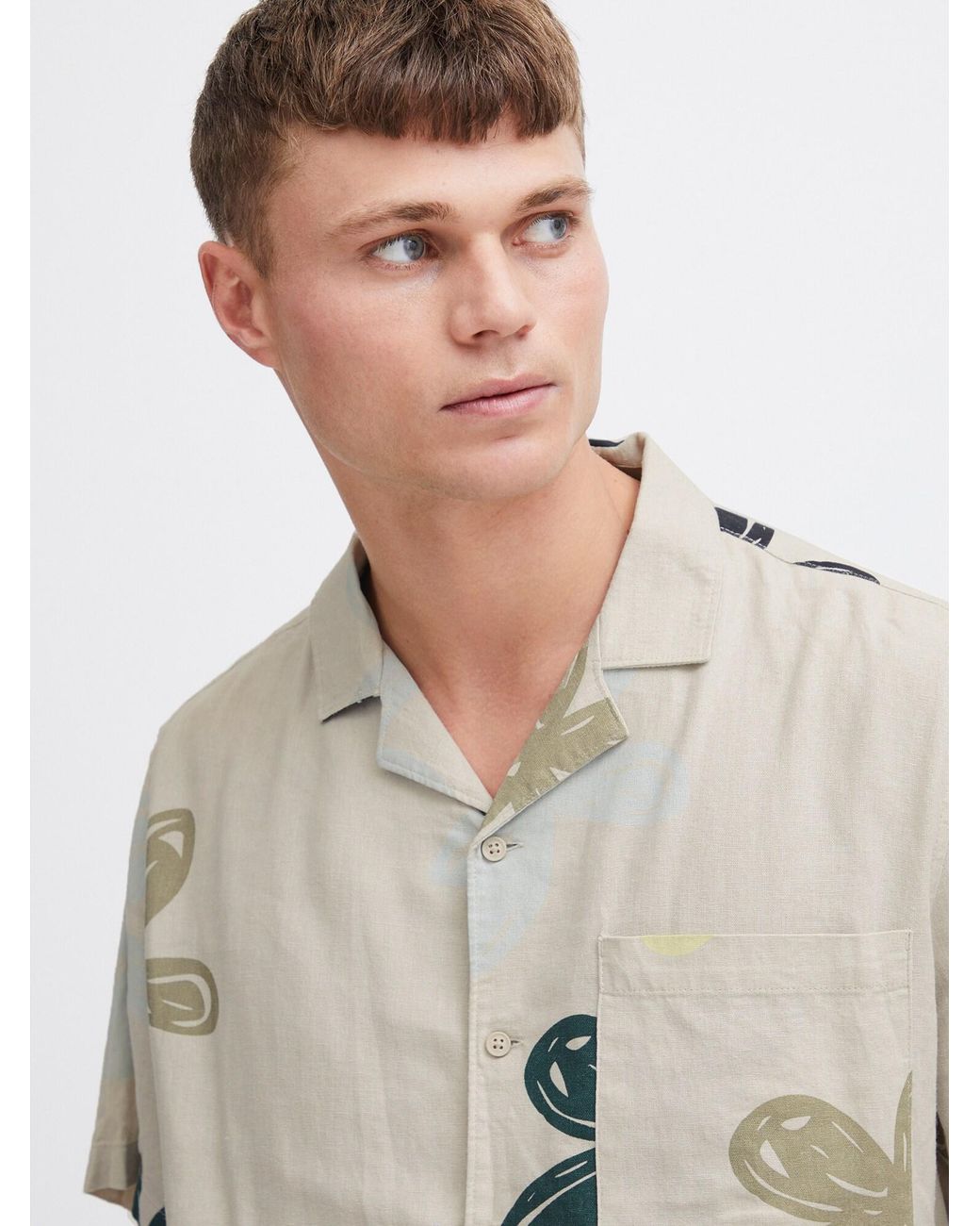 Solid Hemd Imad in White für Herren