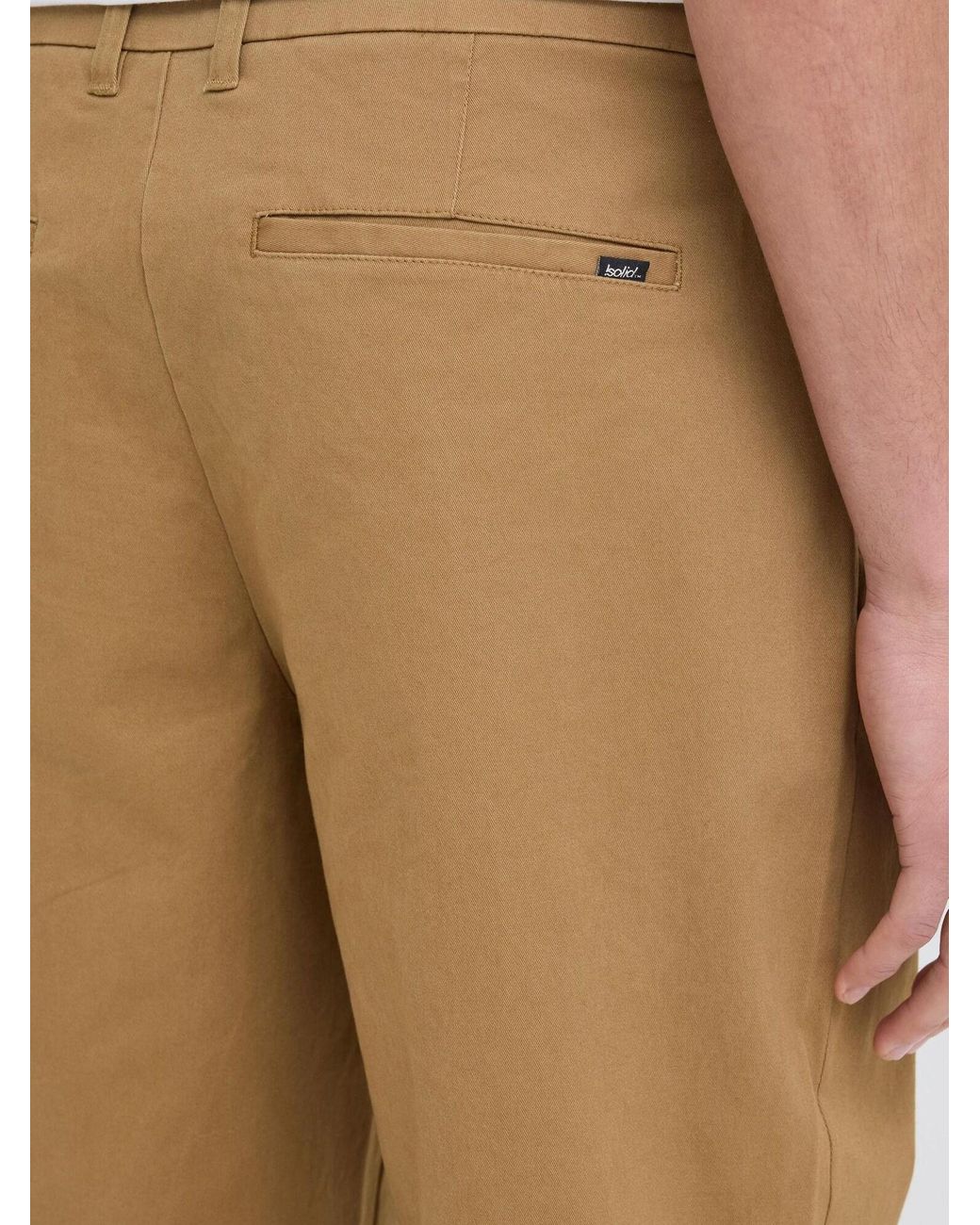 Solid Chinohose Sdtate in Natural für Herren