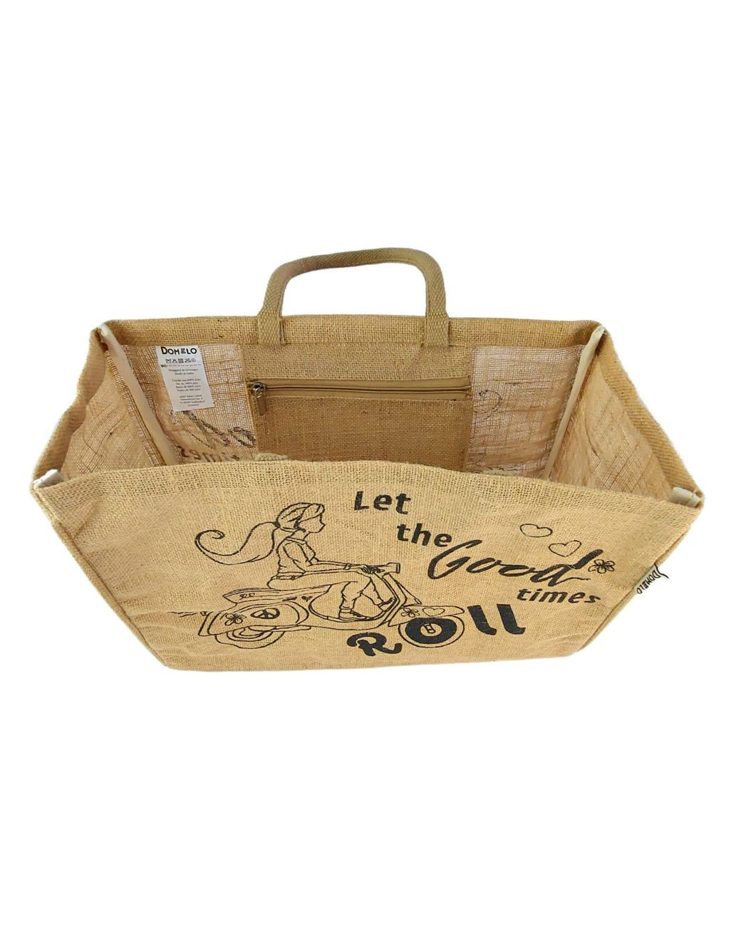 DOMELO Natural Strandtasche