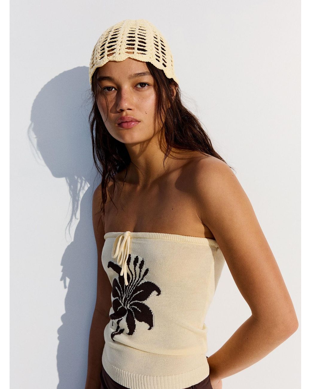 Bershka Mütze in Natural für Herren