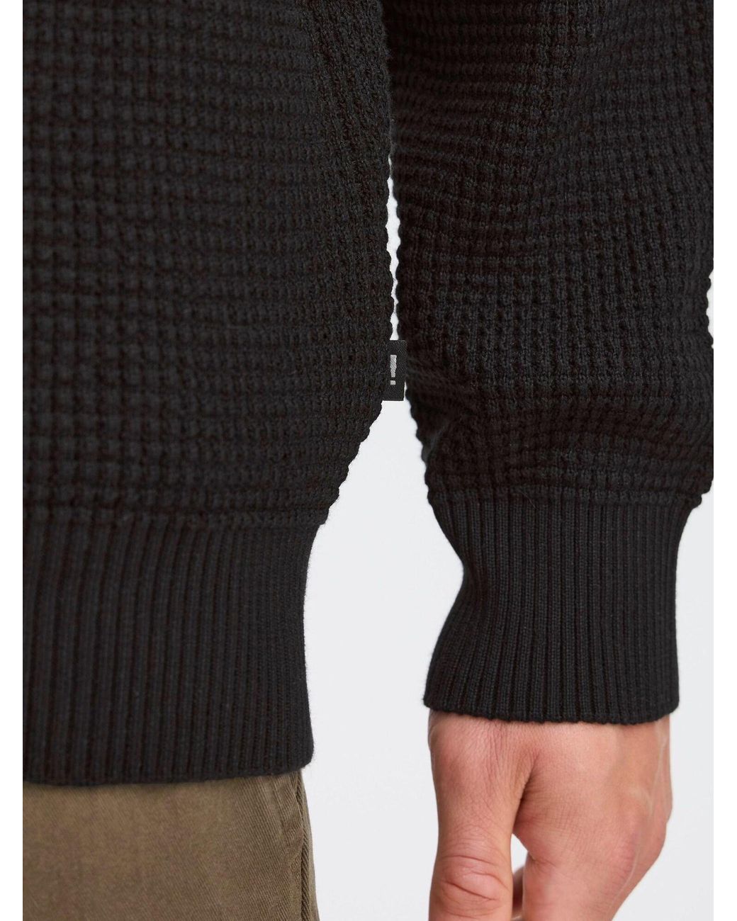 Solid Troyer Sdriver Halfzip in Black für Herren