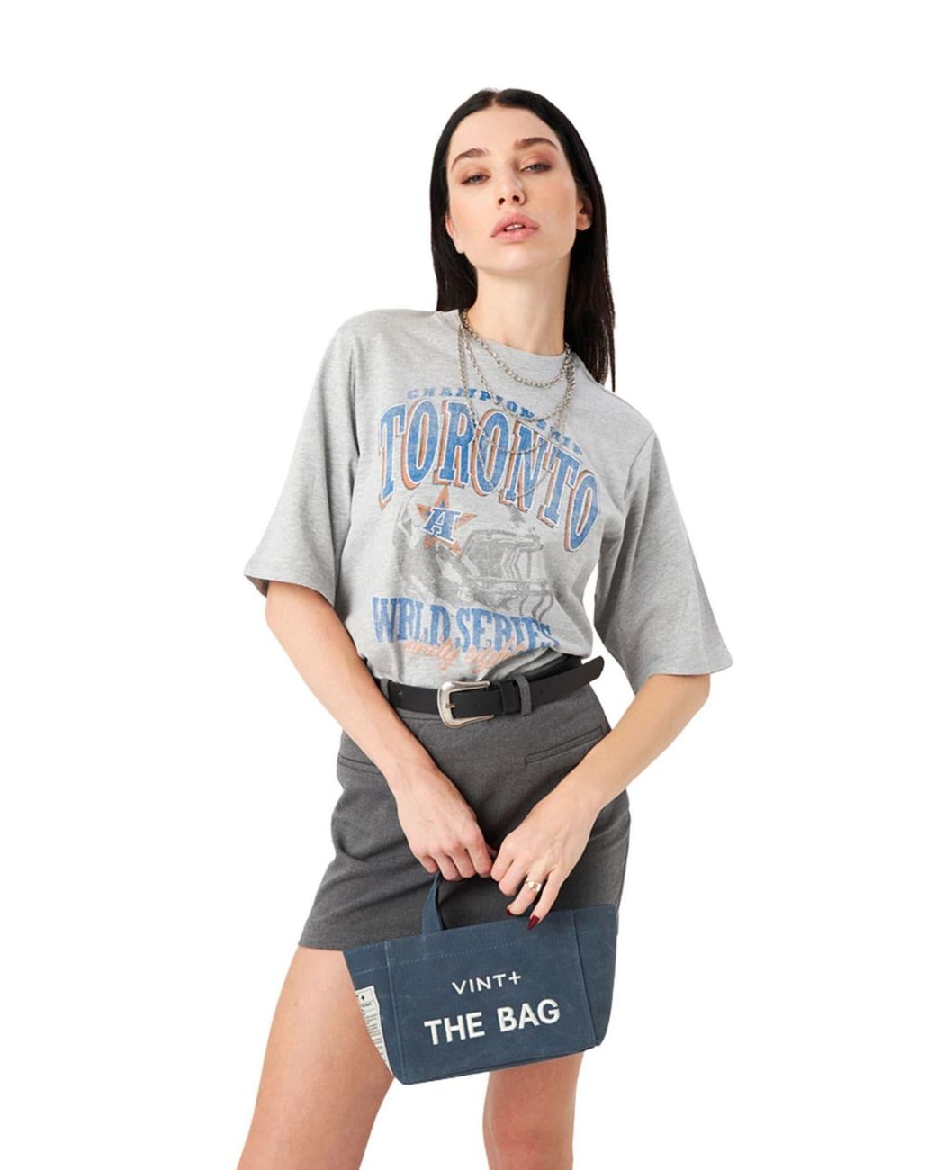 VINT+ Blue Vint Handtasche
