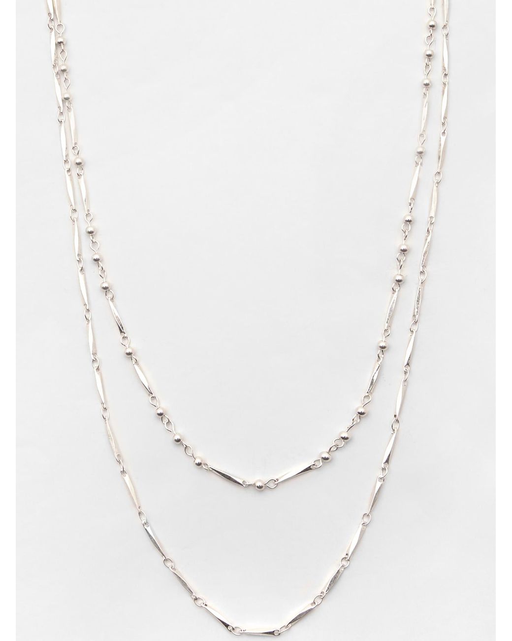 Pull&Bear Kette in White für Herren