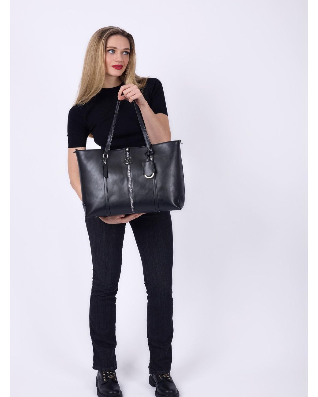 Gattinoni Blue Shopper