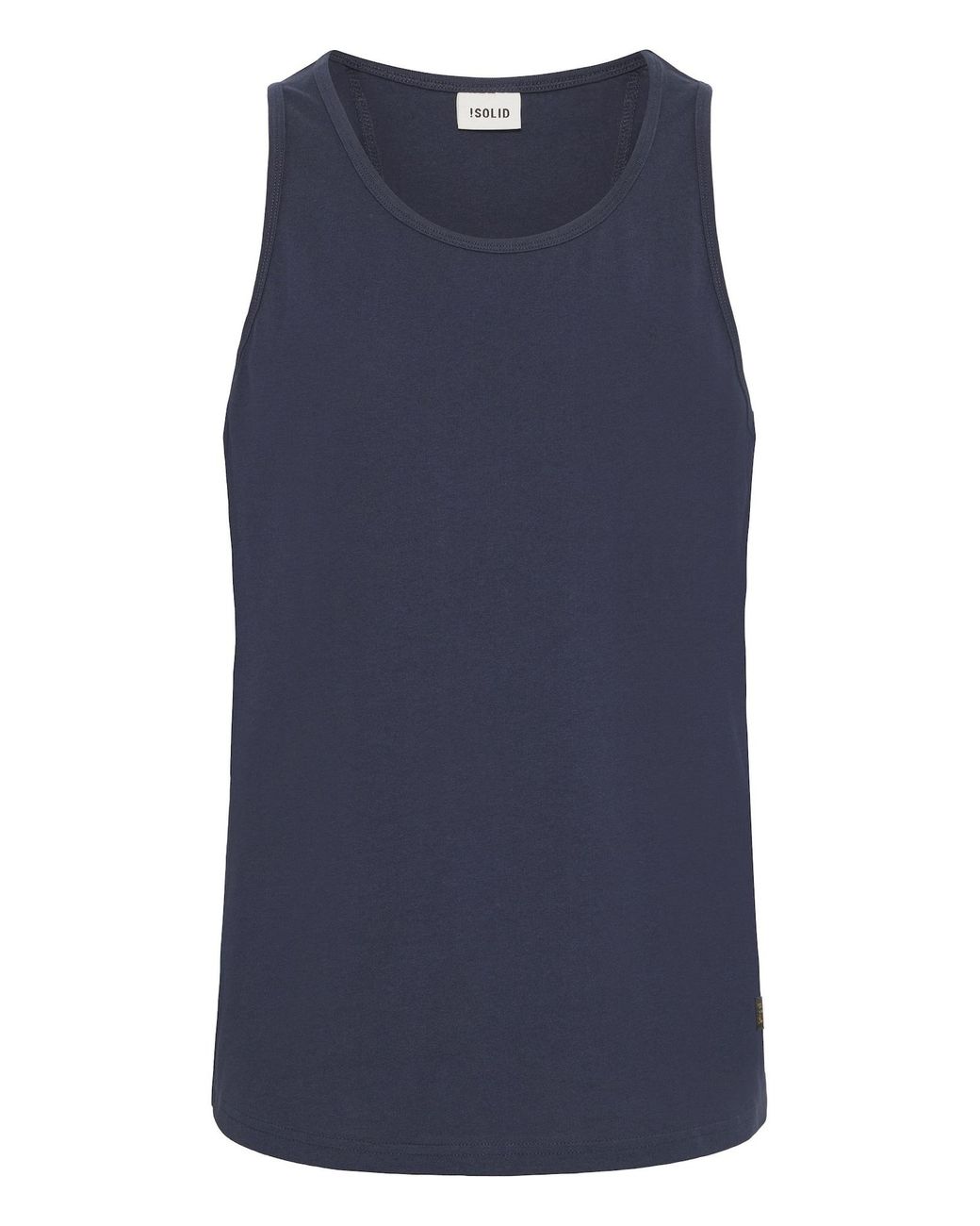 Solid Rundhalsshirt Sdjulisto in Blue für Herren