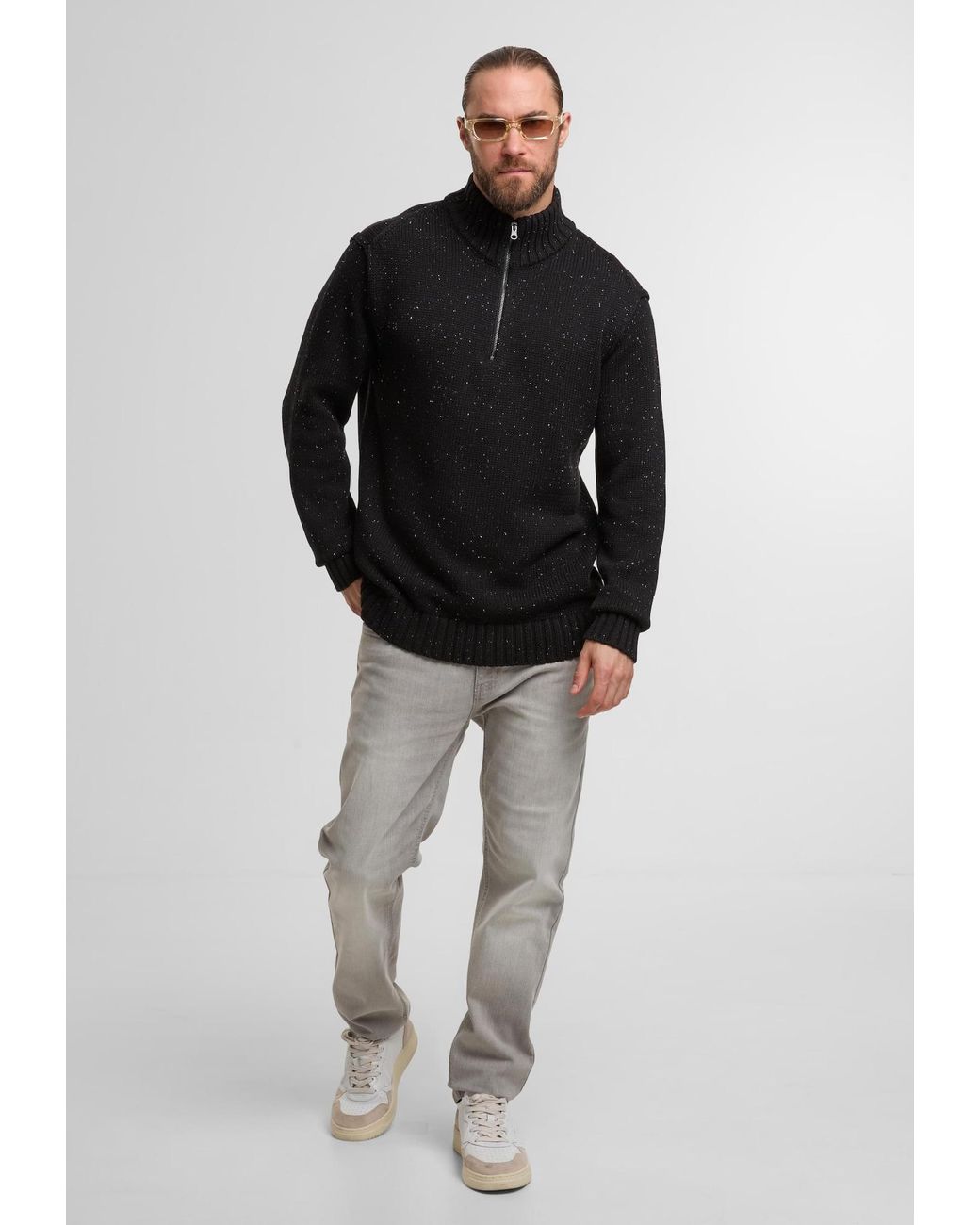 INDICODE Pullover Inoscarlo in Black für Herren