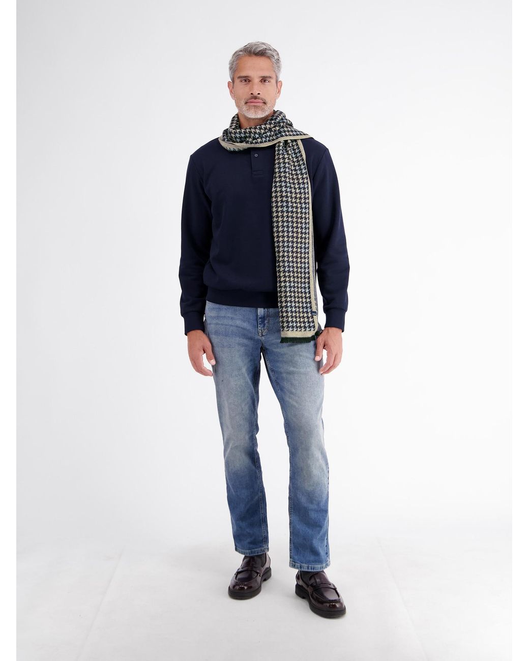 Lerros Schal in Gray für Herren