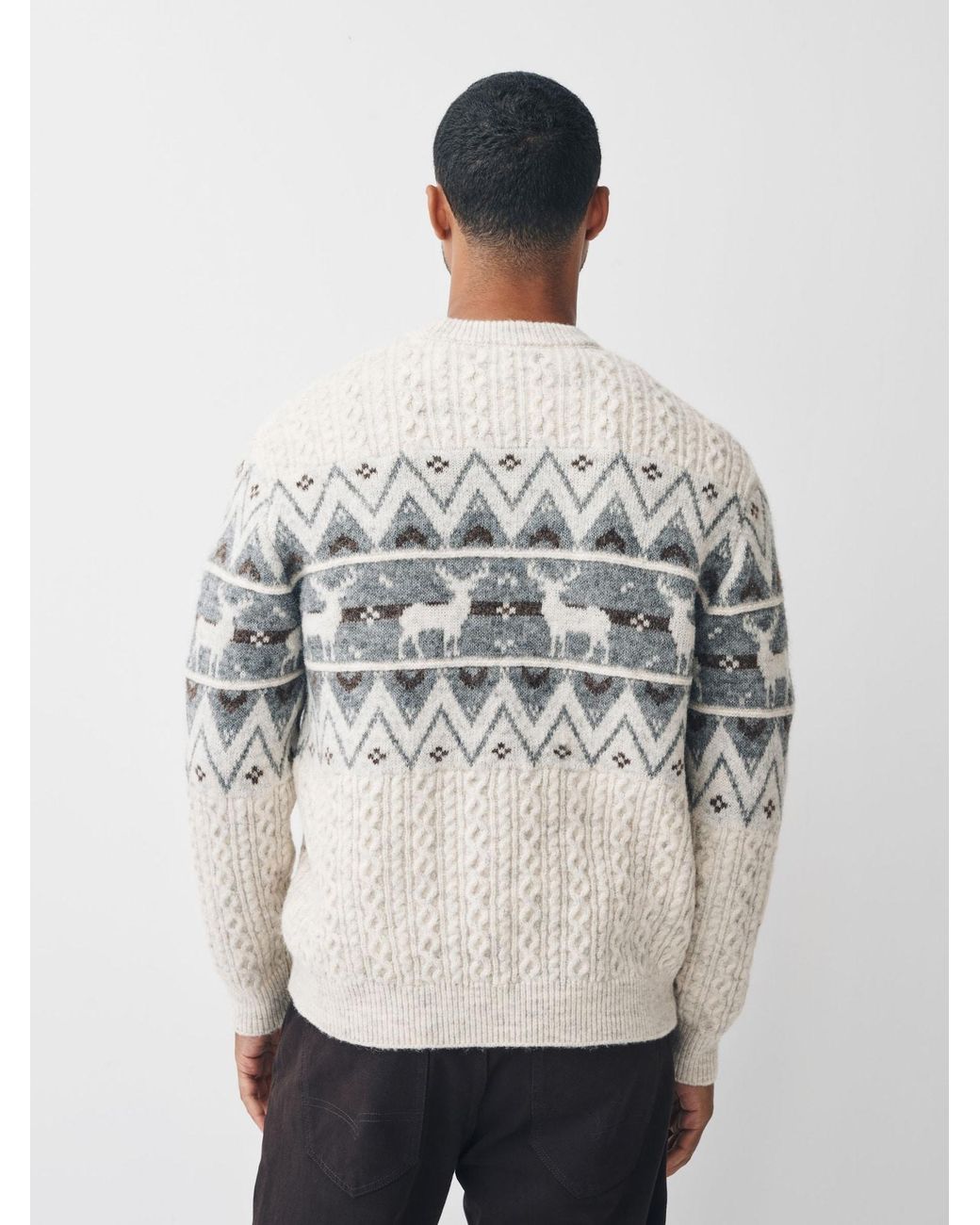 Next Pullover in White für Herren