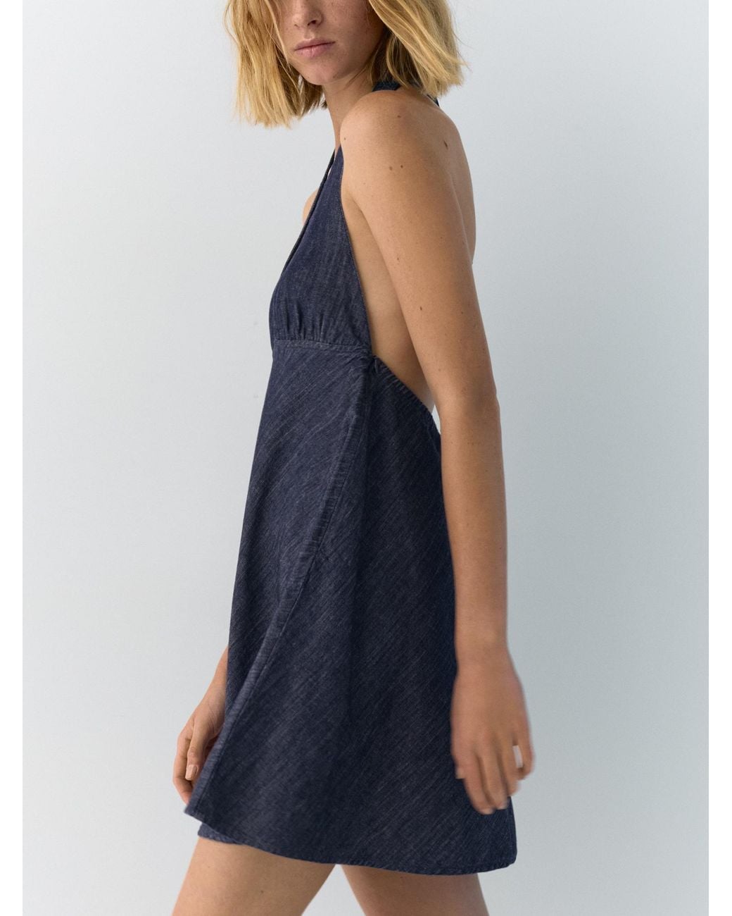 Pull&Bear Blue Kleid
