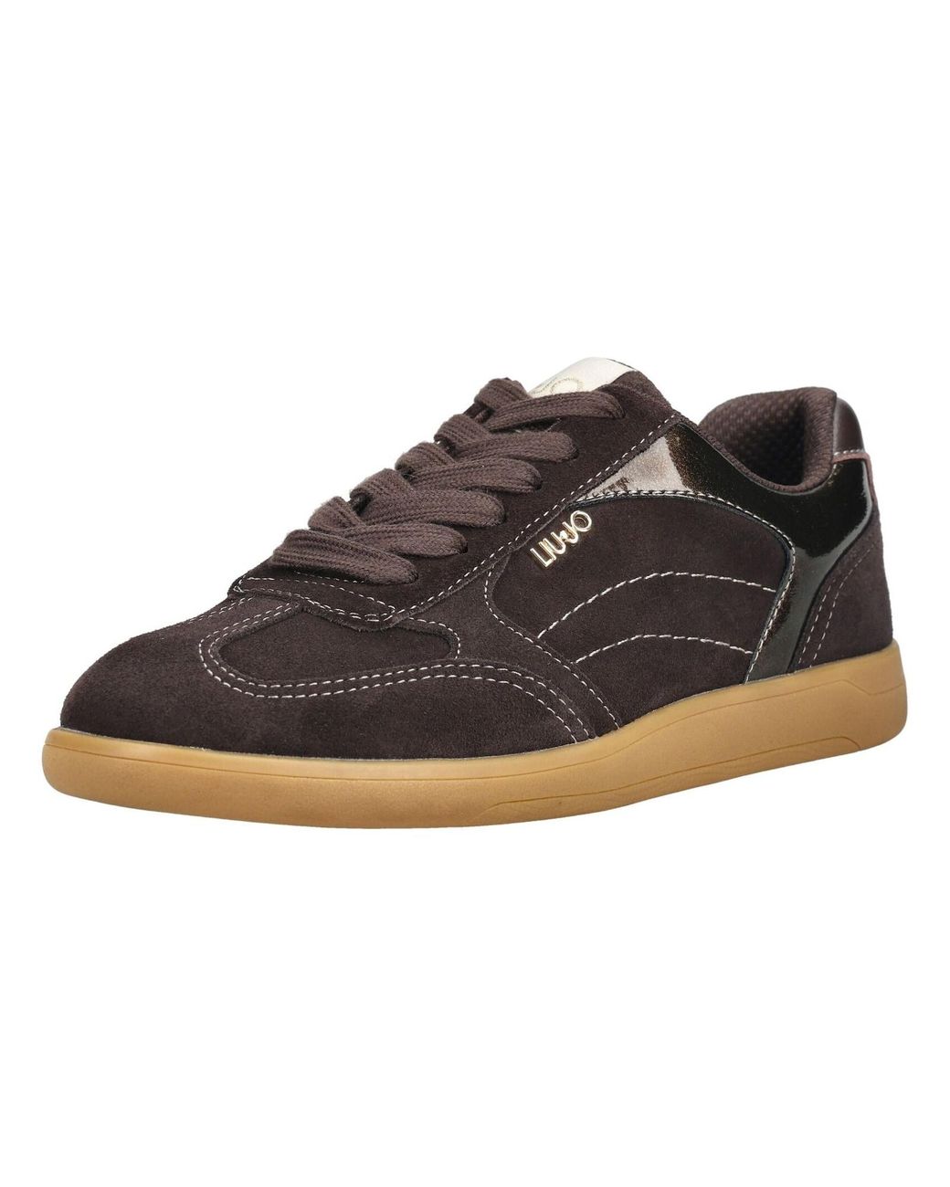 Liu Jo Brown Sneaker Connor 01 Veloursleder Sneaker