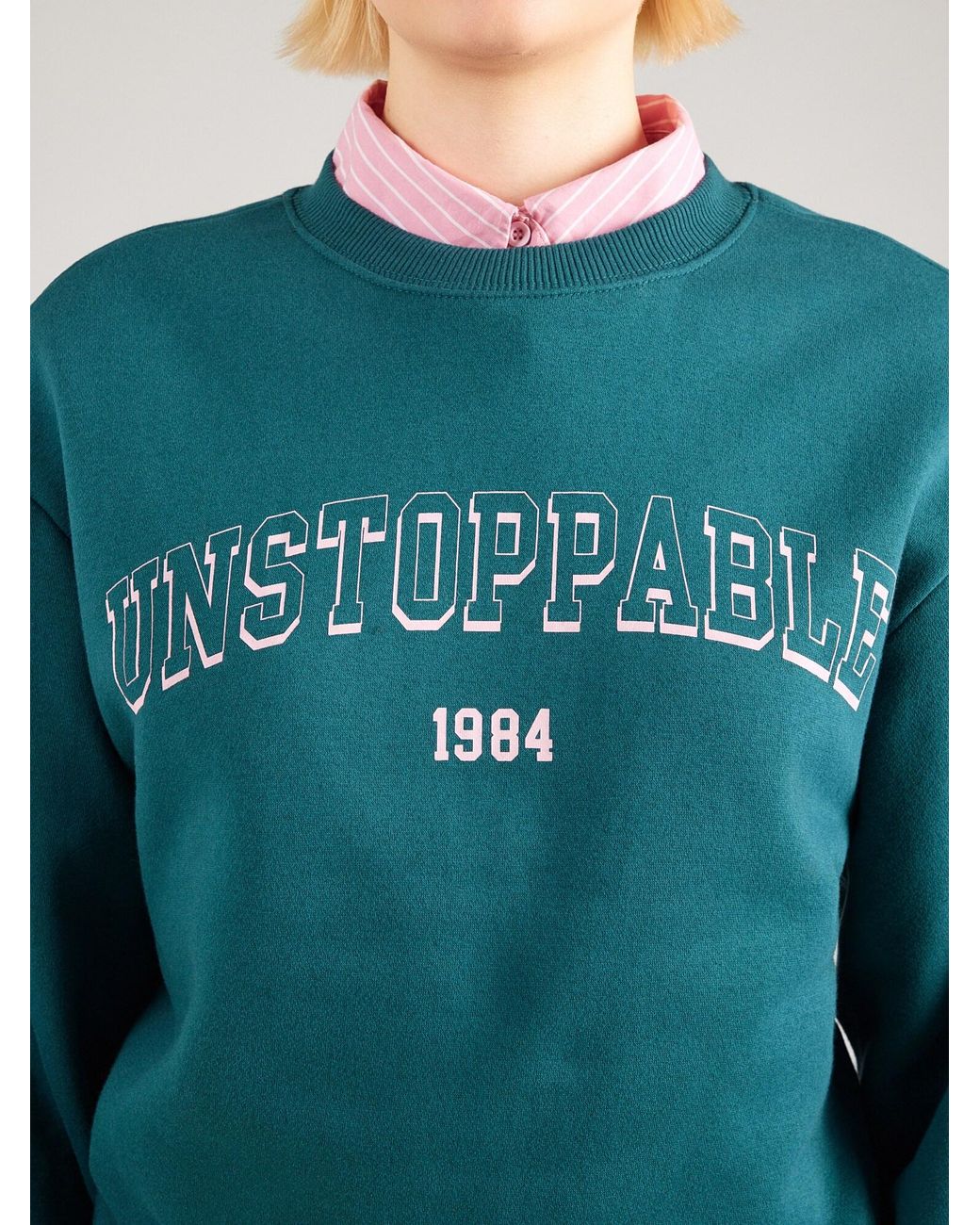 Tally Weijl Green Sweatshirt