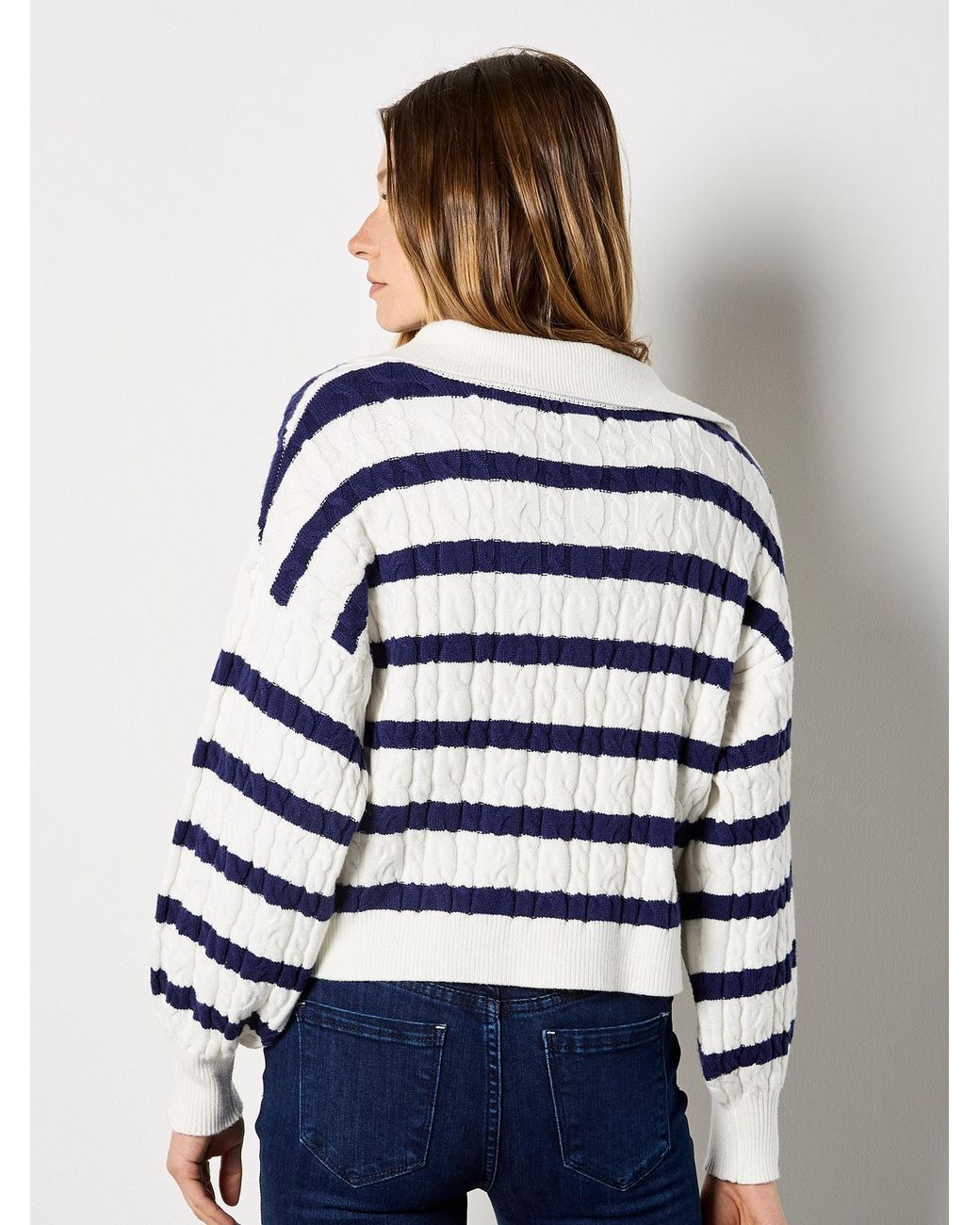 Apricot Blue Pullover
