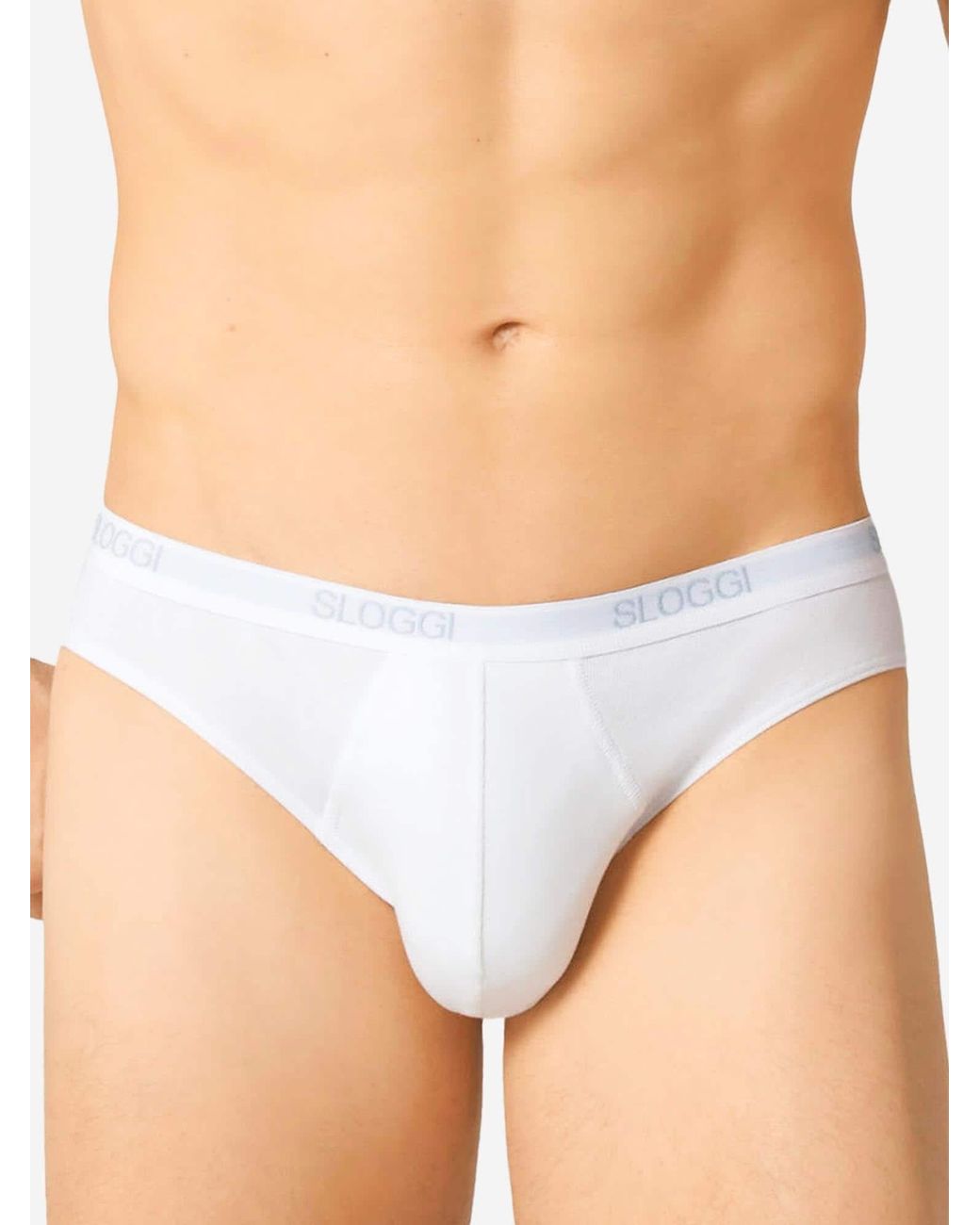 Sloggi Slip Basic in White für Herren
