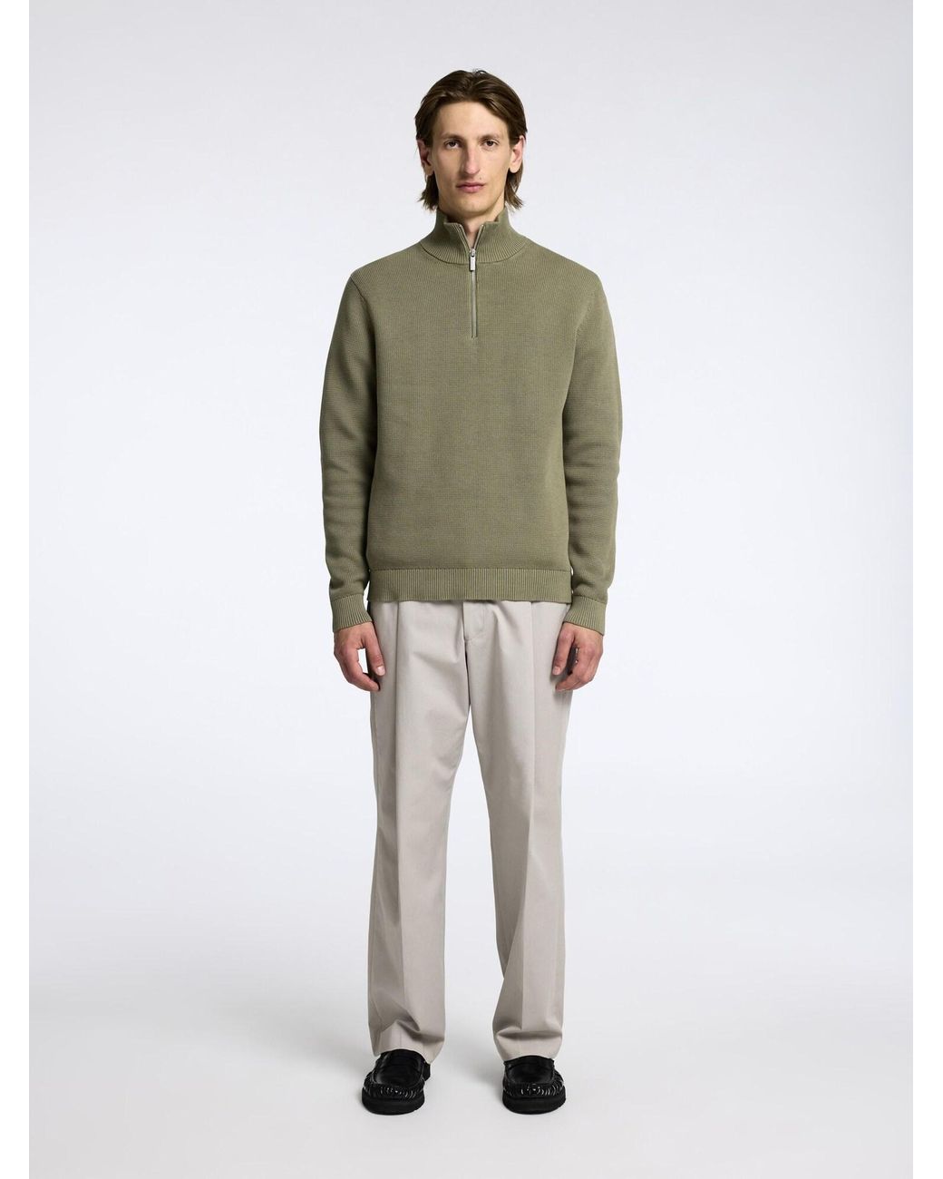 SELECTED Pullover Slhdane in Green für Herren