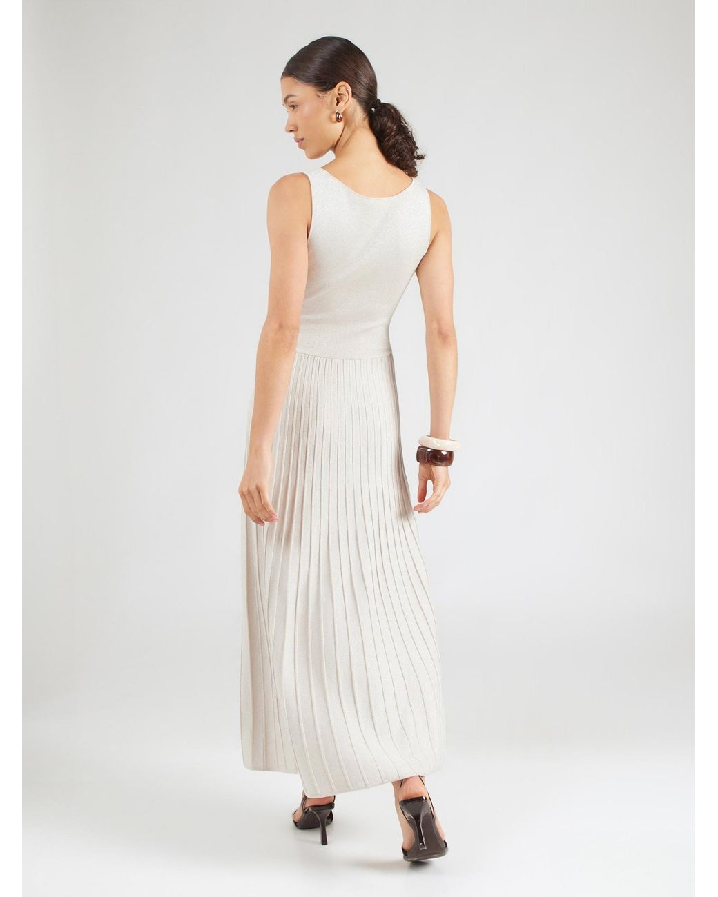 Comma, White Strickkleid