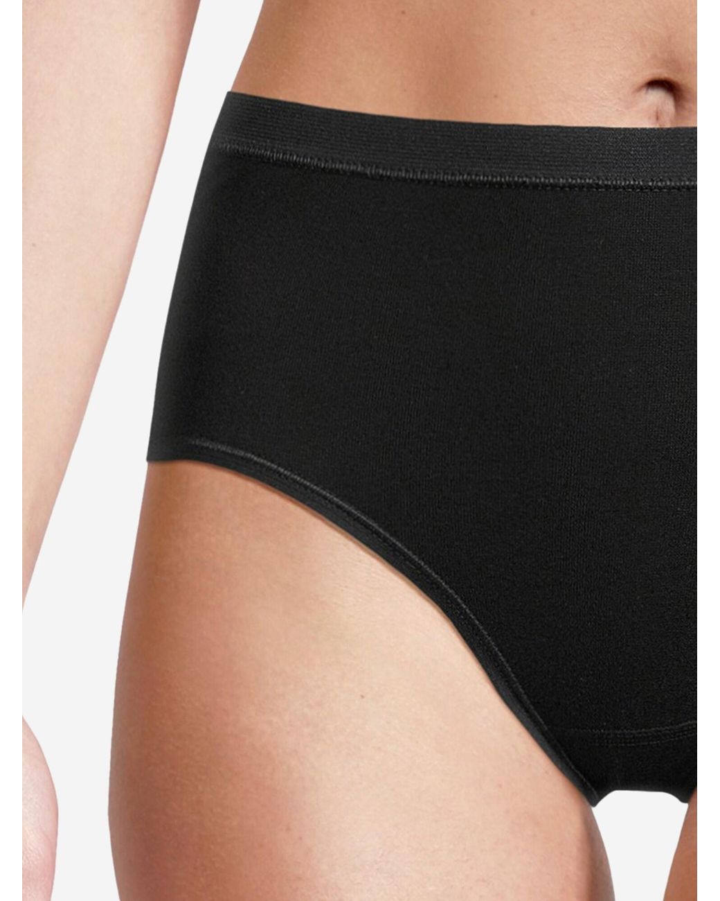 Conta Black Slip Feinripp