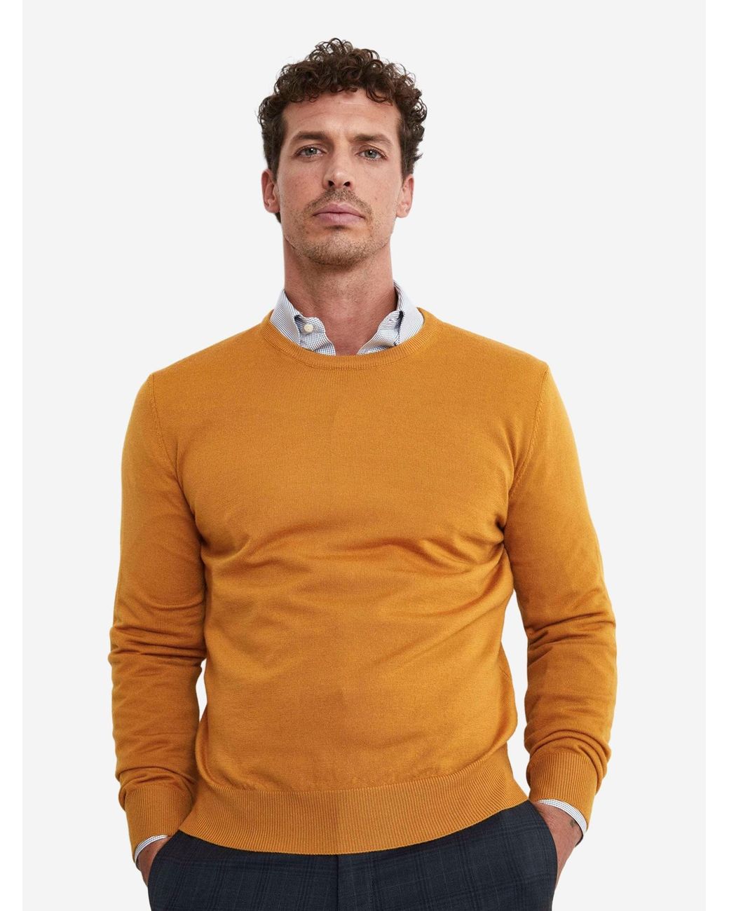 Il Lanificio Pullover in Orange für Herren