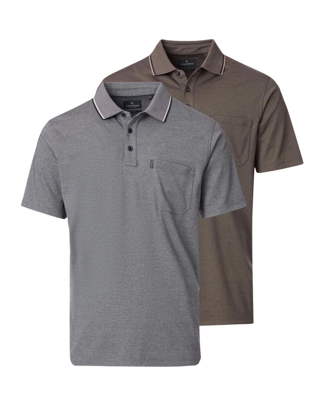 CASA MODA Shirt Basic in Gray für Herren