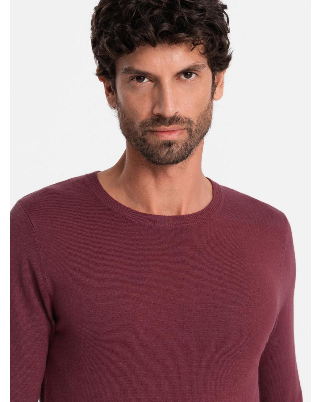 Ombre Pullover in Red für Herren