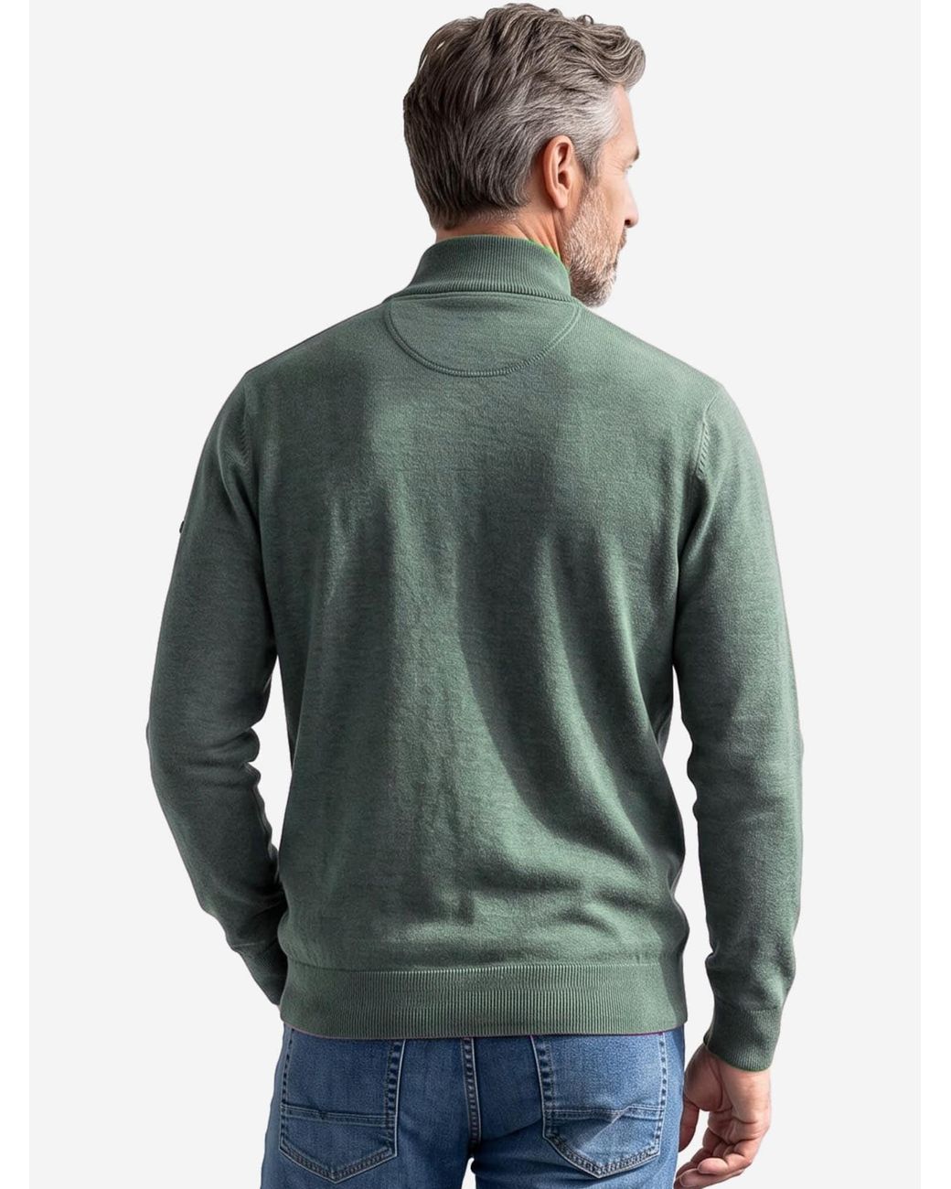 Redmond Pullover Basic in Green für Herren