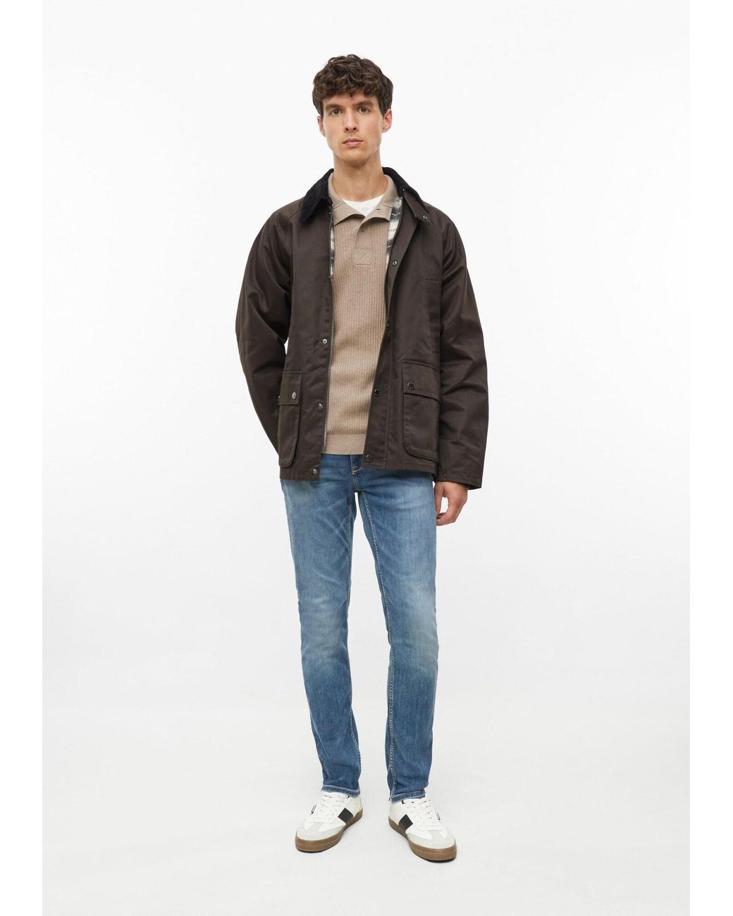 S.oliver Pullover in Natural für Herren