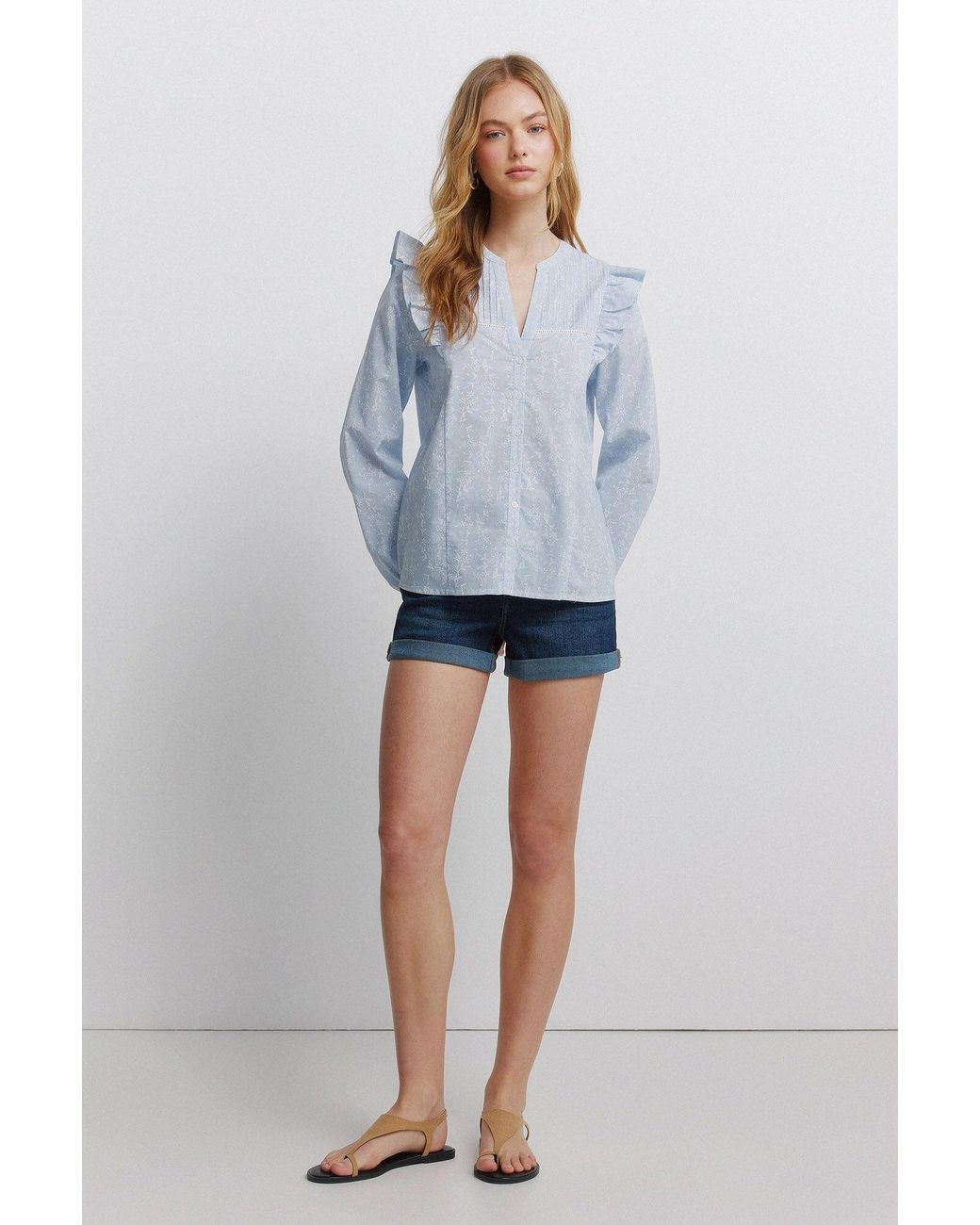 Springfield Blue Bluse