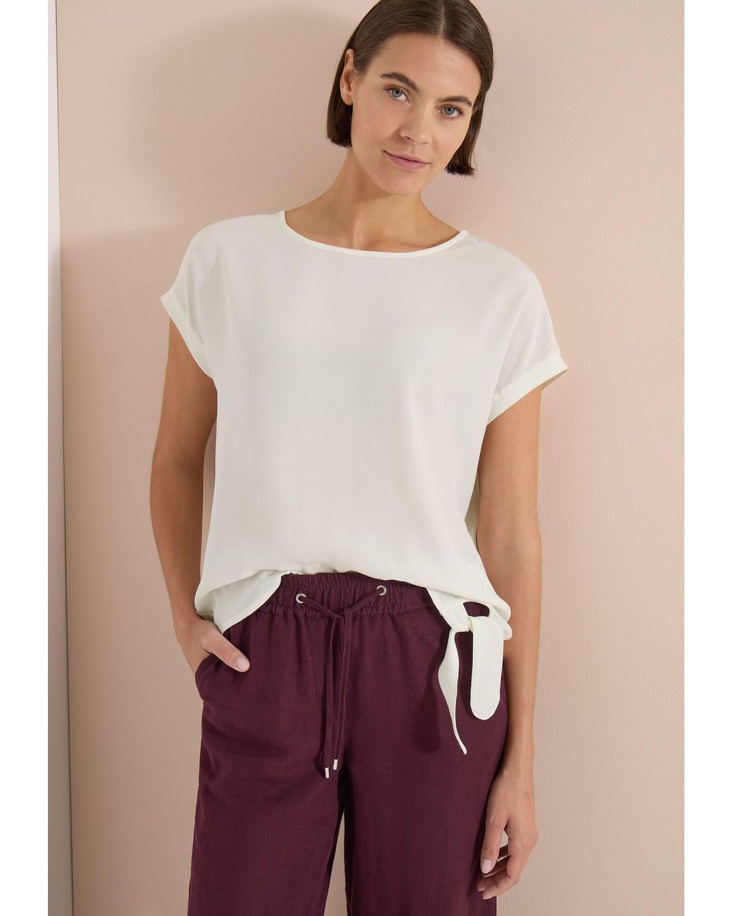 Cecil White Bluse