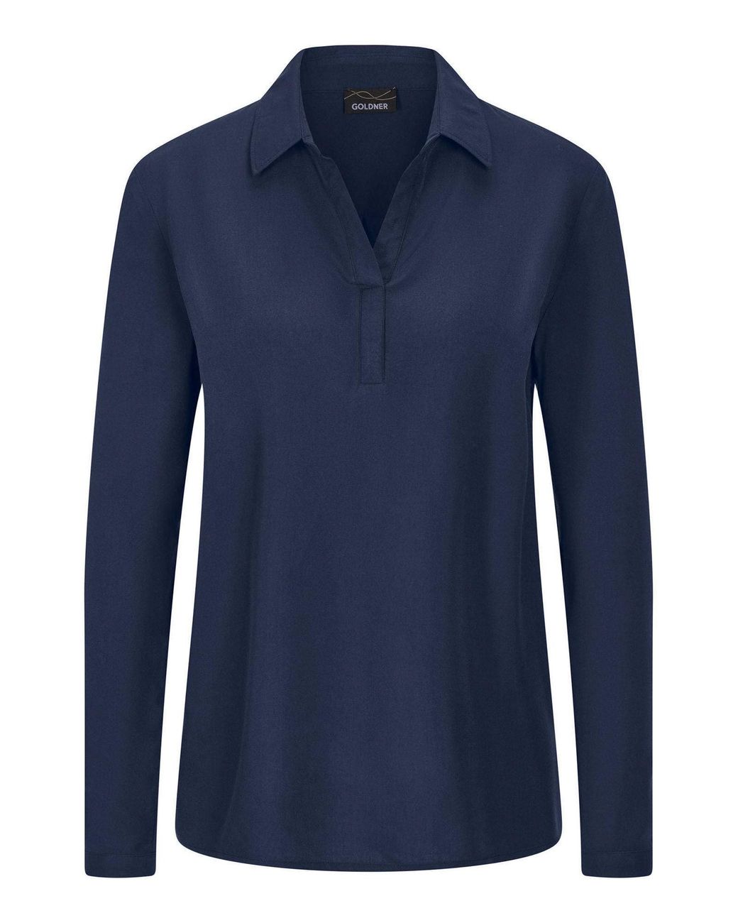 Goldner Blue Bluse