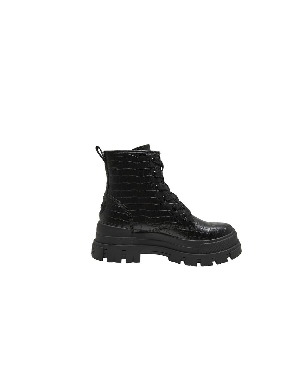 Buffalo Black Schnürstiefelette Aspha