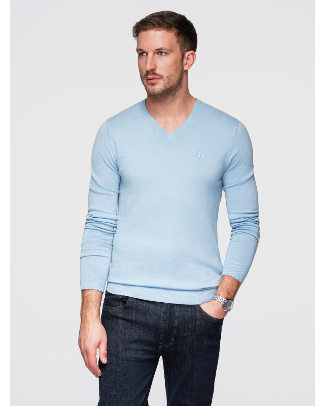 Ombre Pullover in Blue für Herren