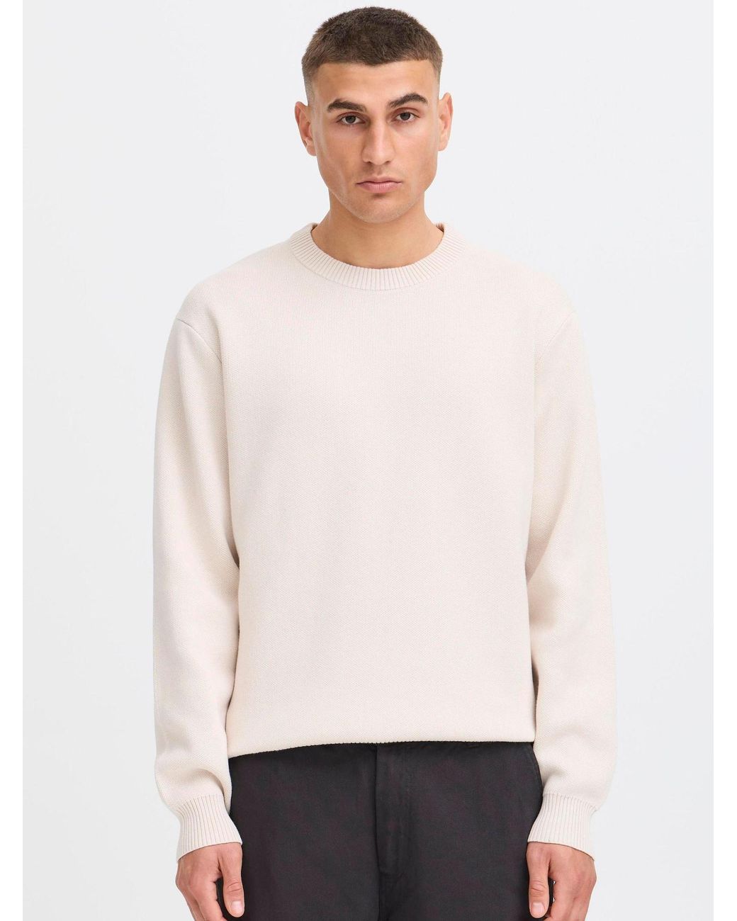 Solid Strickpullover Sdryker in Natural für Herren