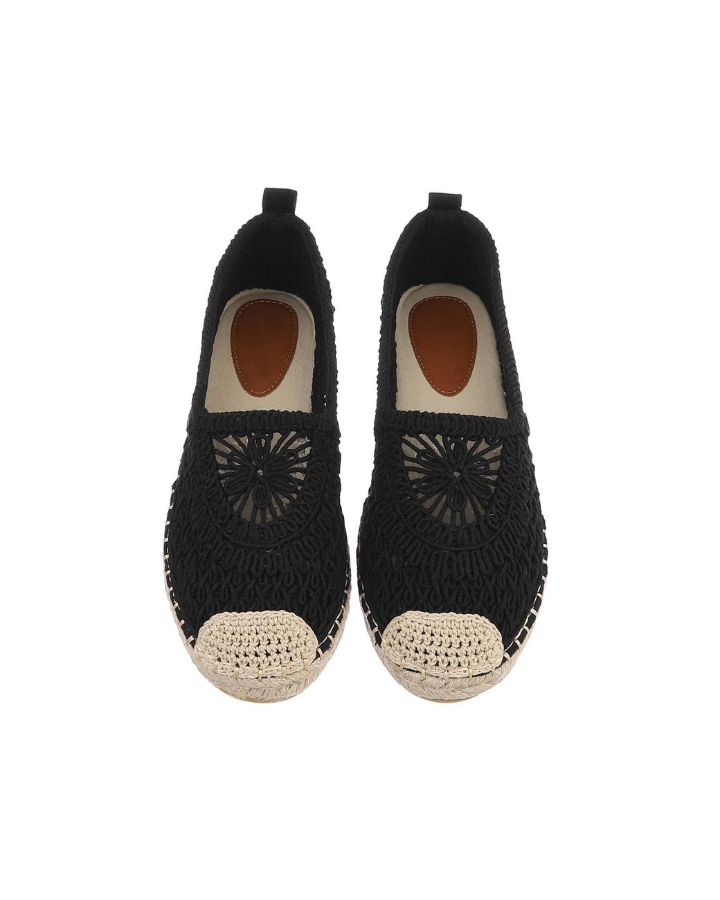 Ital-Design Black Espadrilles