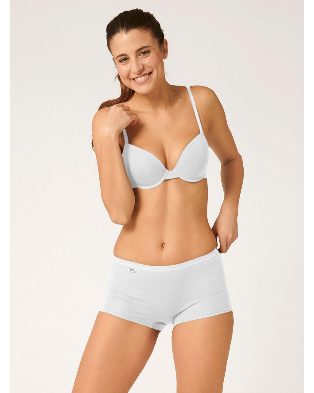 Sloggi White Retro Pants Basic Short