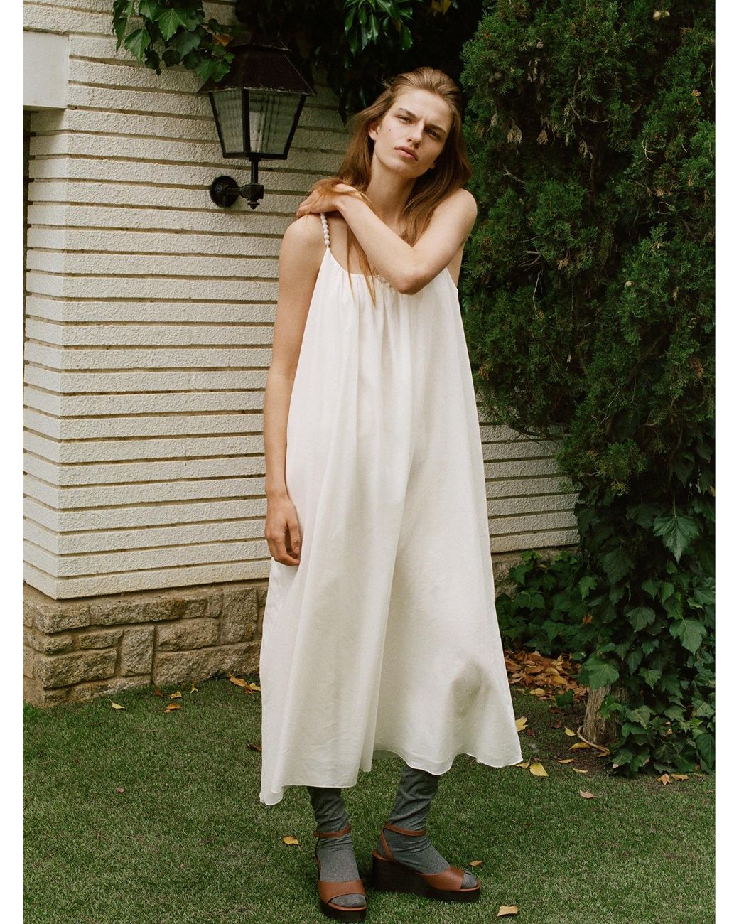 Mango White Kleid Bolas