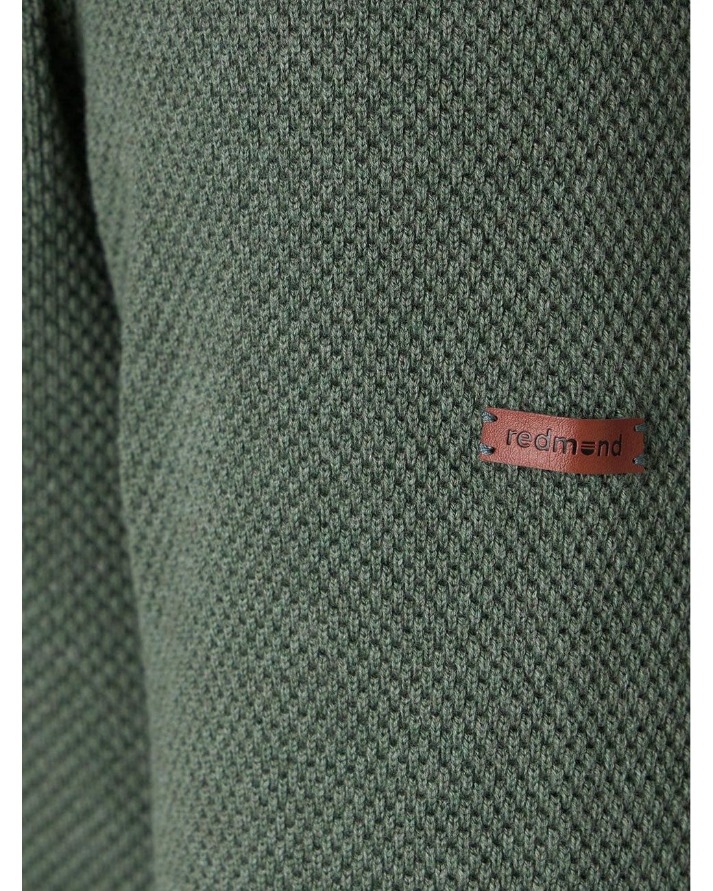 Redmond Pullover Basic in Green für Herren