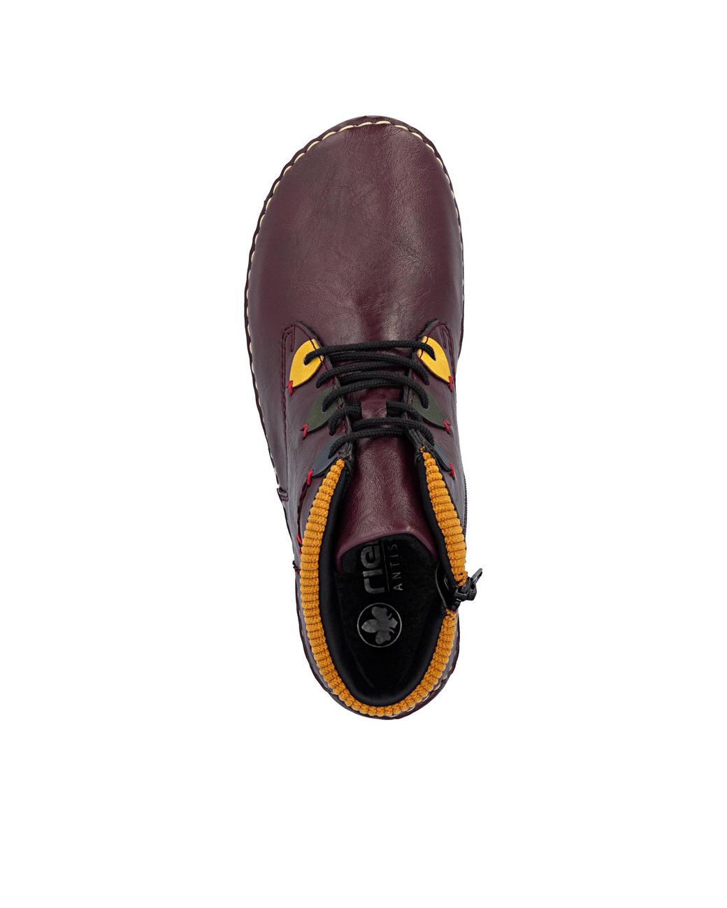 Rieker Brown Schnürstiefelette
