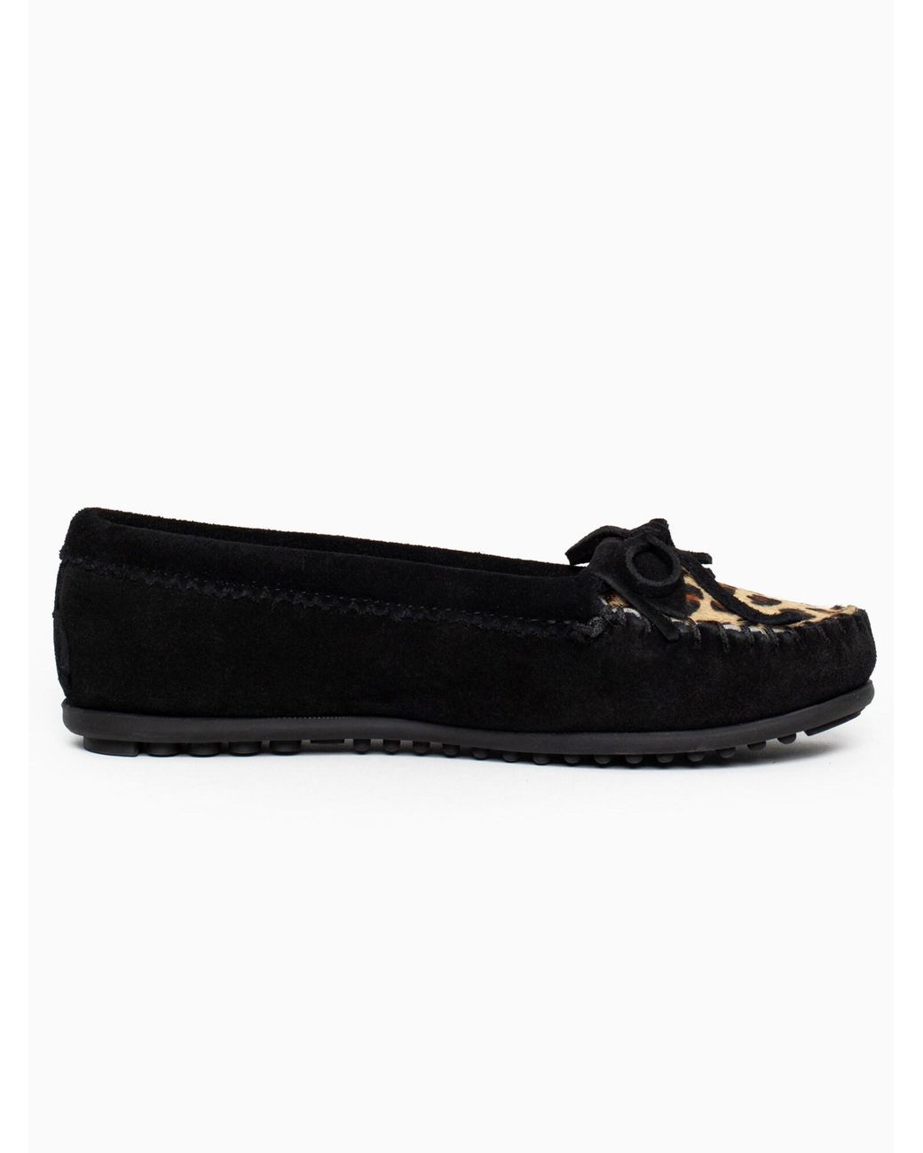 Minnetonka Black Mokassin Kilty Plus