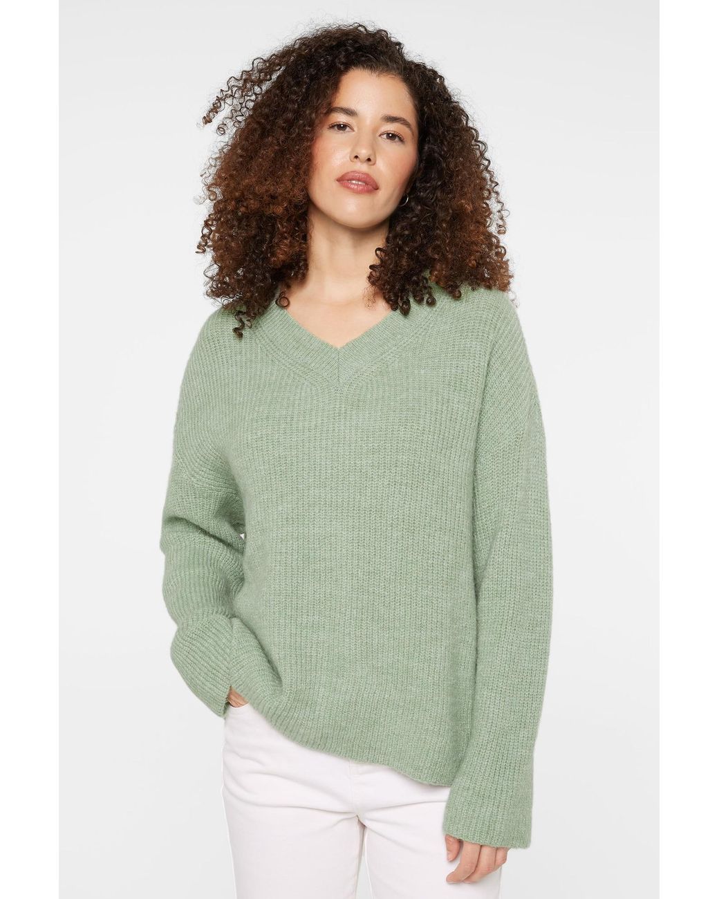 SENSES.THE LABEL Green Pullover