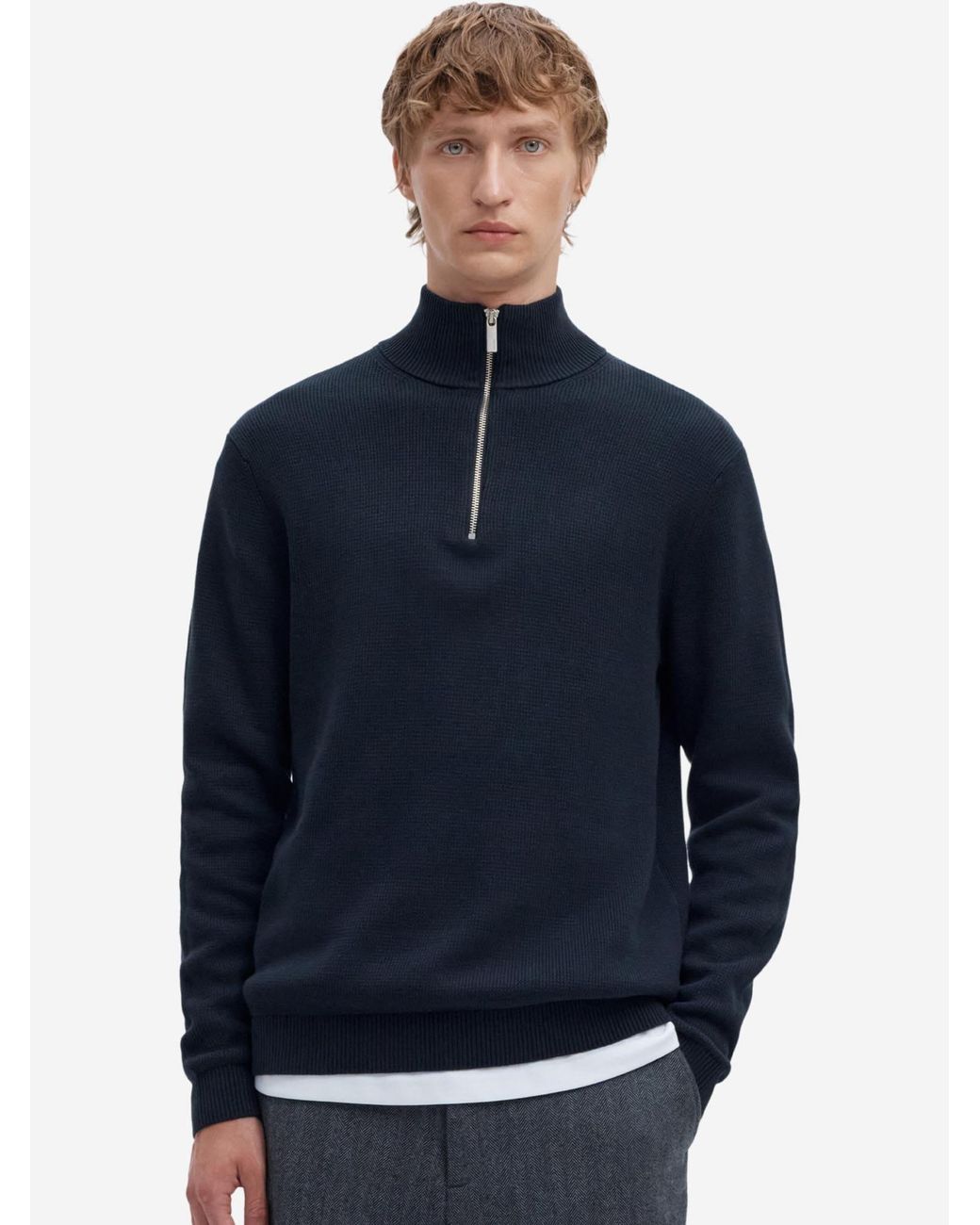 SELECTED Pullover Dane in Blue für Herren