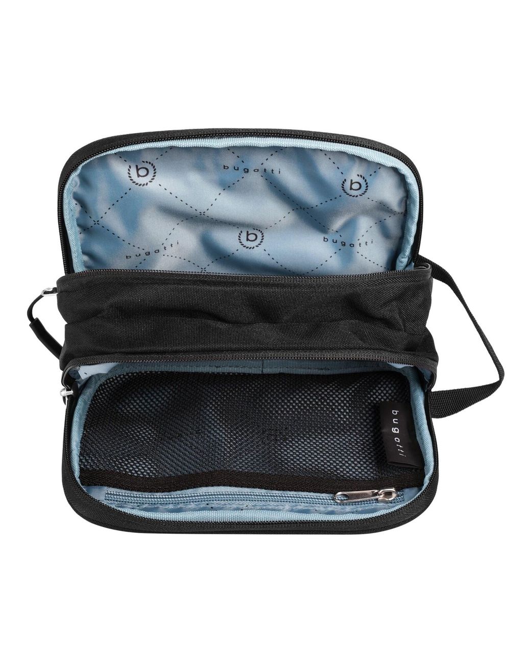 Bugatti Kulturtasche Blanc Delight in Black für Herren