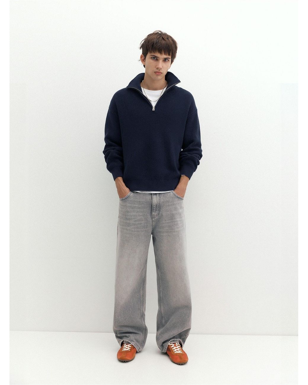 Pull&Bear Pullover in Blue für Herren