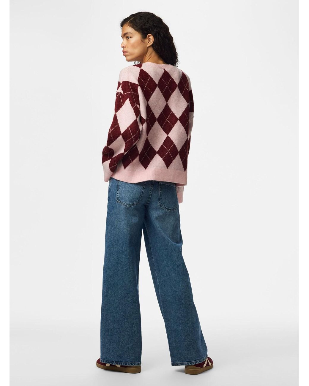 Pieces Pink Pullover Pcalva